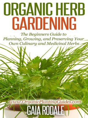 cover image of Organic Herb Gardening